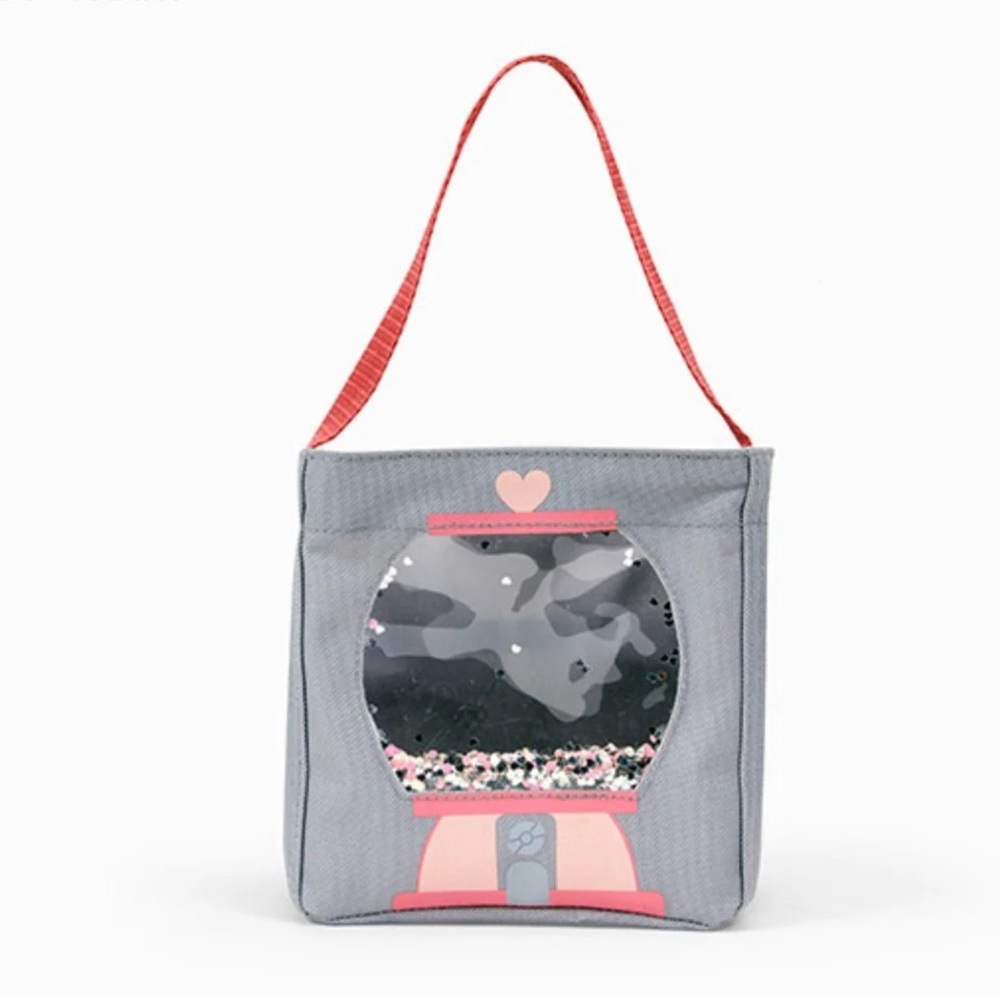 Thirty-One Gray and Pink Storage Tote